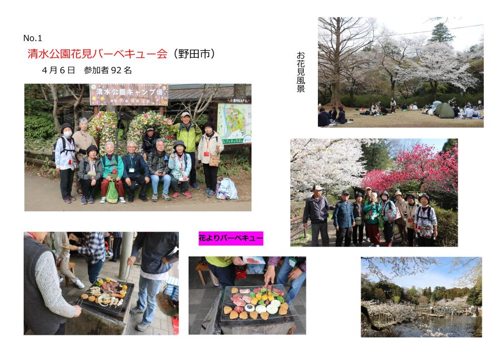 清水公園バーベキュー会