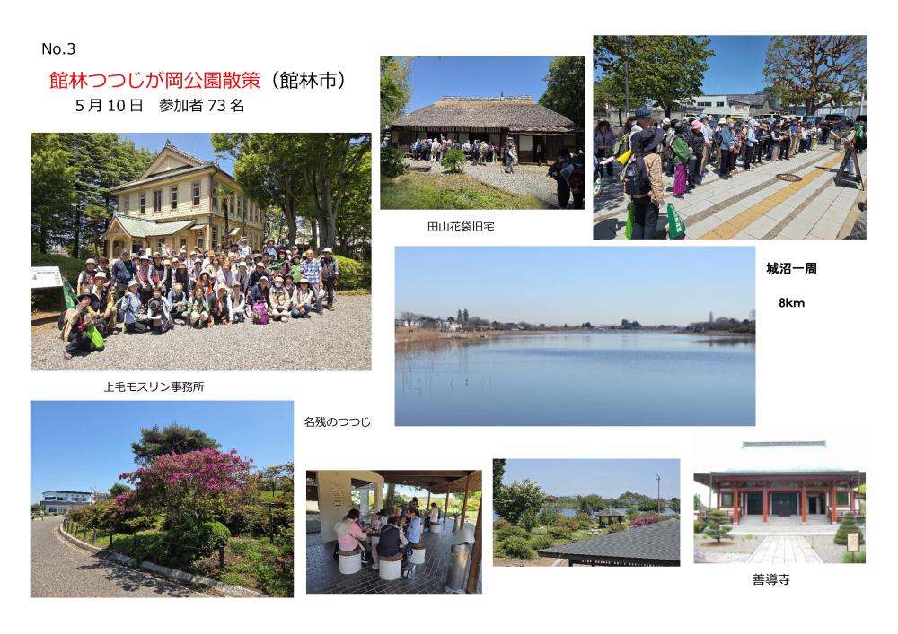 館林つつじが岡公園散策