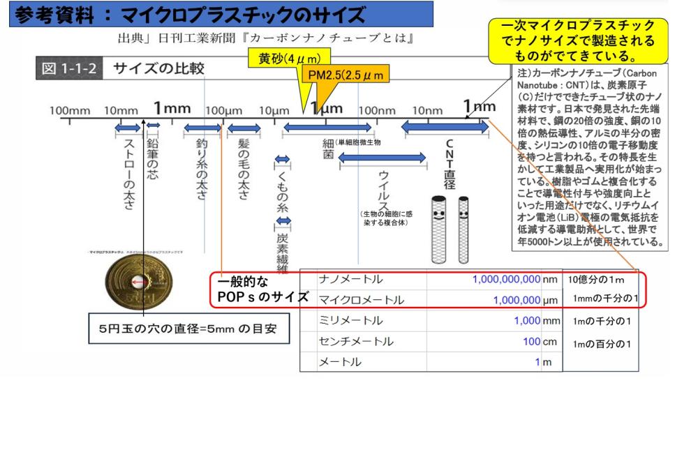 E10 (1) マイクロプラスチックのサイズ