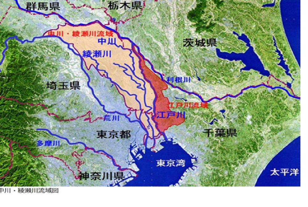 39(5)中川の流路図